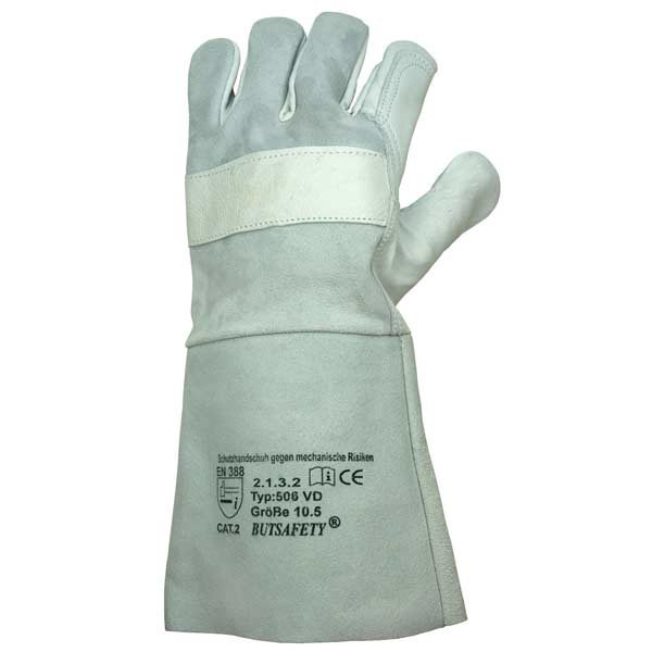 Feuerwehrhandschuh, 5- Finger Rind- / Vollleder