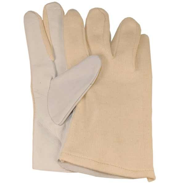 Nappaleder-/Trikotrücken-Handschuh
