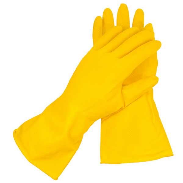 100 Paar Latex-Haushaltshandschuh Größe L/9